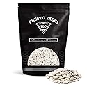 Pumpkin Seeds, Raw In shell Snow white, Oil Free, Healthy Snack, Crunchy, Delicious, Packed in a 1.5 lbs. (24 oz.) Resealable pouch bag by Presto