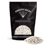 Pumpkin Seeds, Raw In shell Snow white, Oil Free, Healthy Snack, Crunchy, Delicious, Packed in a 1.5 lbs. (24 oz.) Resealable pouch bag by Presto