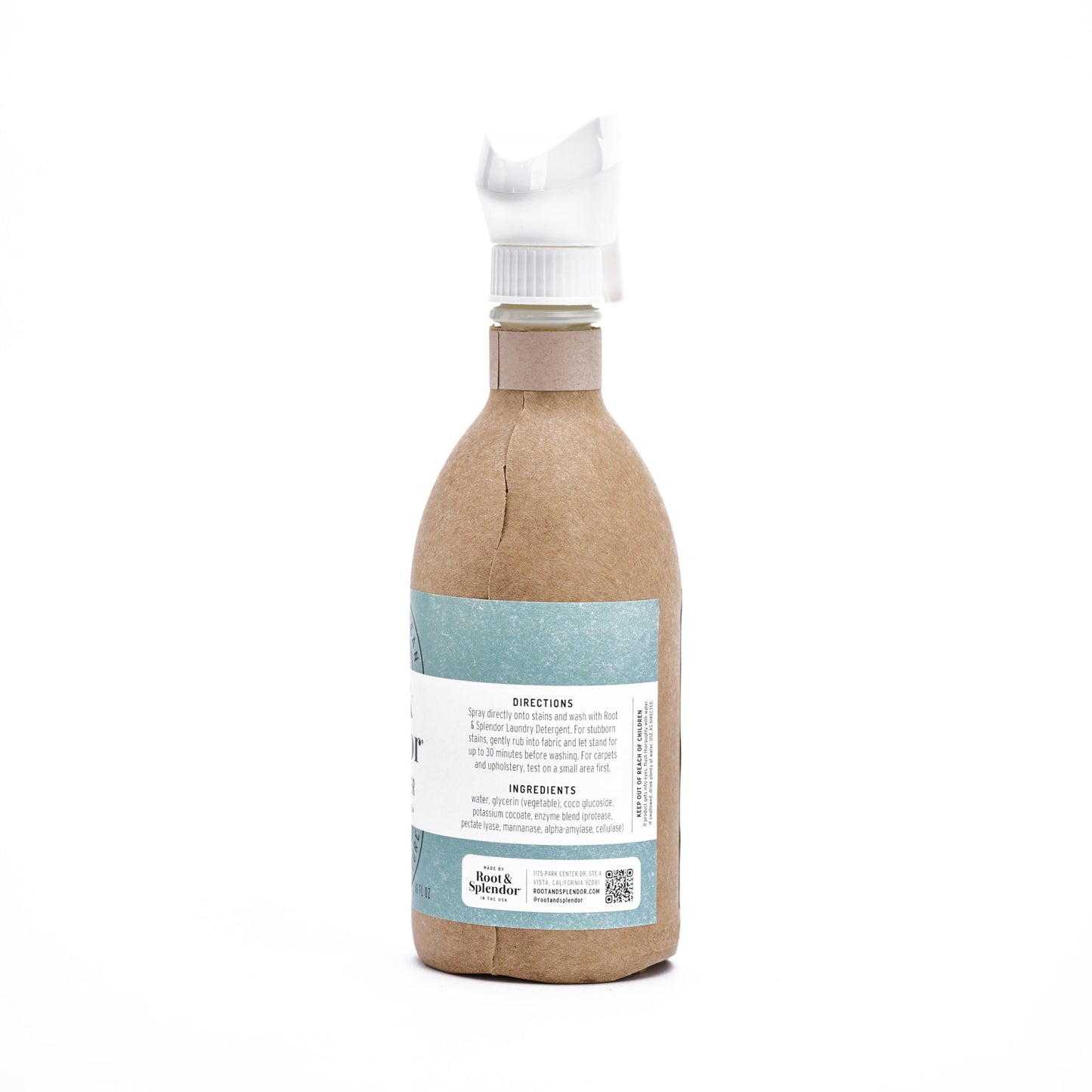 Root & Splendor Non Toxic Stain Remover - Natural Stain Remover for Laundry | Eco Friendly, Plant Based, EWG Verified, Unscented, 16 fl oz