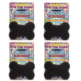 Jetz-Scrubz Pets Scrubz Dog Bone Shape Dish Bowl Scrubber Pad (4)