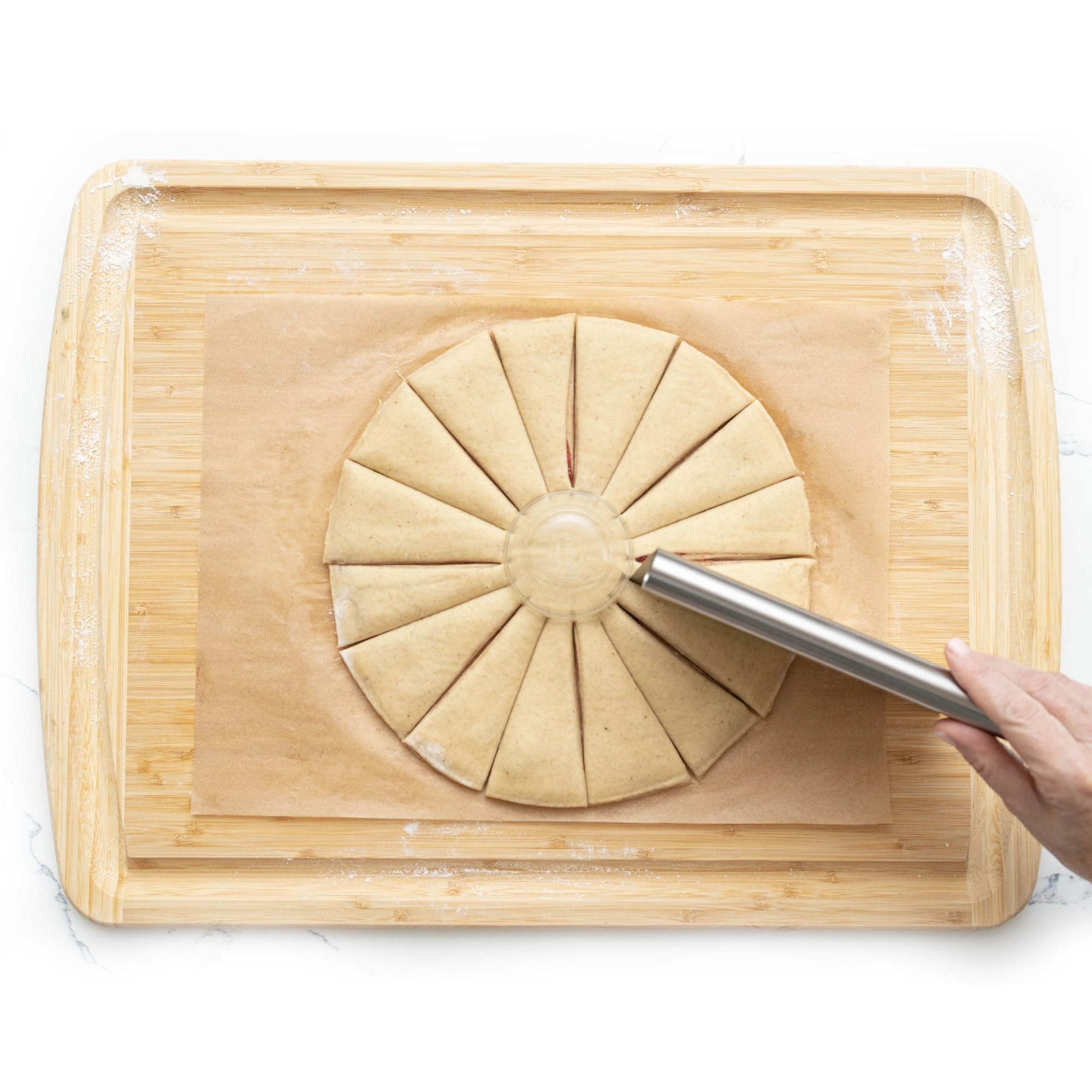 CrumbleCrate Raspberry Star Bread DIY Baking Kit | Artisan Bread Making Set for Adults | Pre-Measured Ingredients & Tools | Baking Gift