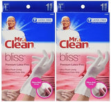 Mr. Clean Bliss Cleaning Gloves - Large, 12" Long Cuff with Non-Slip Grip & Ultra-Soft Absorbent Lining for Multi-Purpose Household Cleaning, Reusable