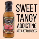 Croix Valley Honey Dijon BBQ 'n Brat Sauce - 3 Pack (12 oz Glass Bottles) - Sweet Honey & Tangy Dijon Mustard - Gluten-Free, No MSG, No High Fructose