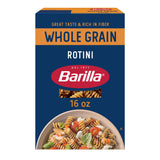 Barilla Whole Grain Rotini Pasta, 16 oz. Box - Non-GMO, Made With 100% Whole Grain Durum Wheat - Great Source of Fiber