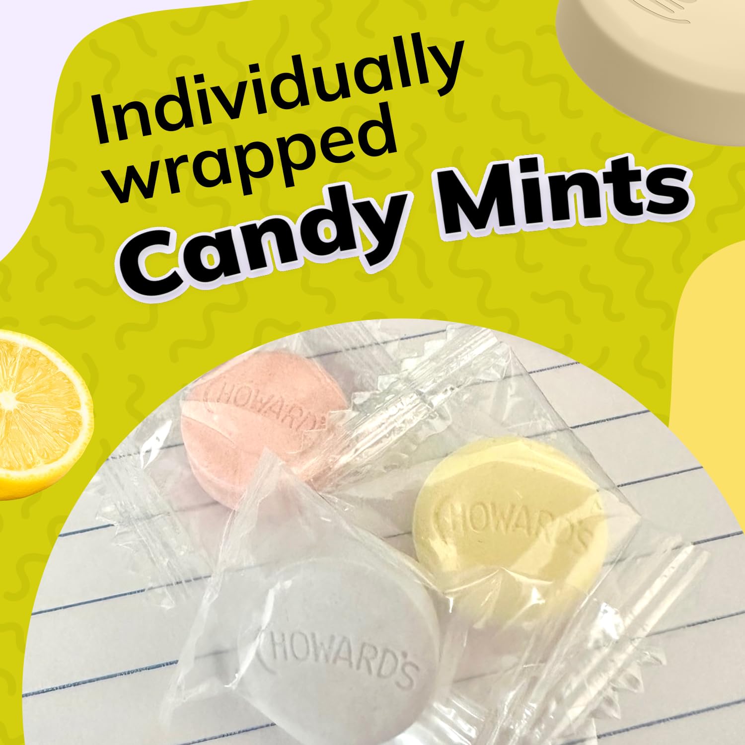 Choward's Lemonmint Candy Bags | Unique Aromatic Flavors for Everyday Freshness | Perfect for Travel, Sharing, and Gifting | Distinctive Taste in