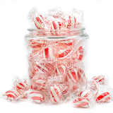 Peppermint Candy Bulk 1 lb - Red and White Mints Twists, Individually Wrapped, Natural, Gluten Free, Vegan Friendly