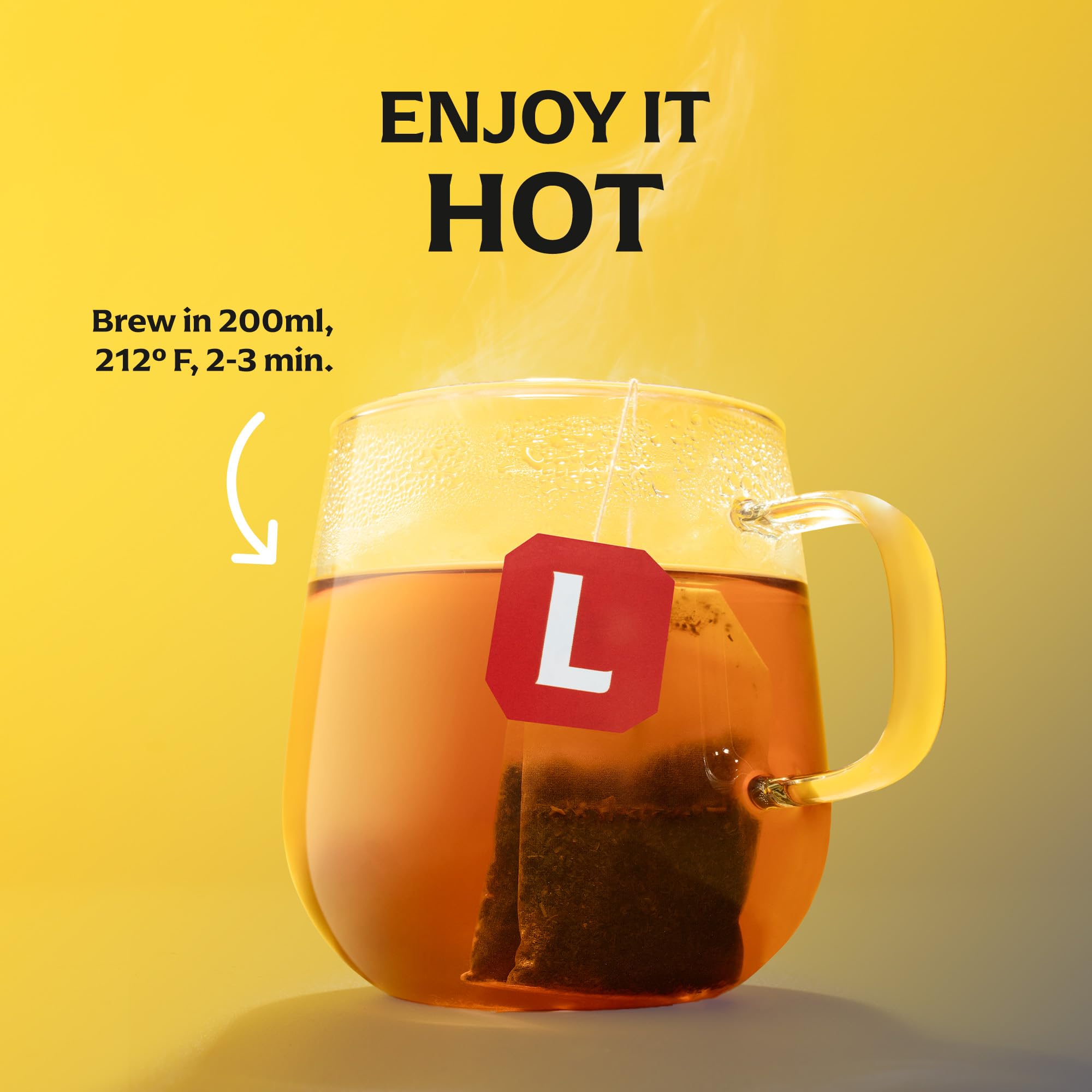 Lipton Golden Chamomile with Honey and Vanilla Tea Bags, caffeine free Tea, Herbal Tea, Individually Wrapped, 20 Tea Bags