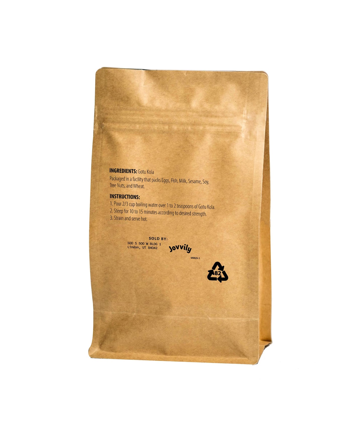 Jovvily Gotu Kola - 4oz - Cut & Sifted - Herbal Tea