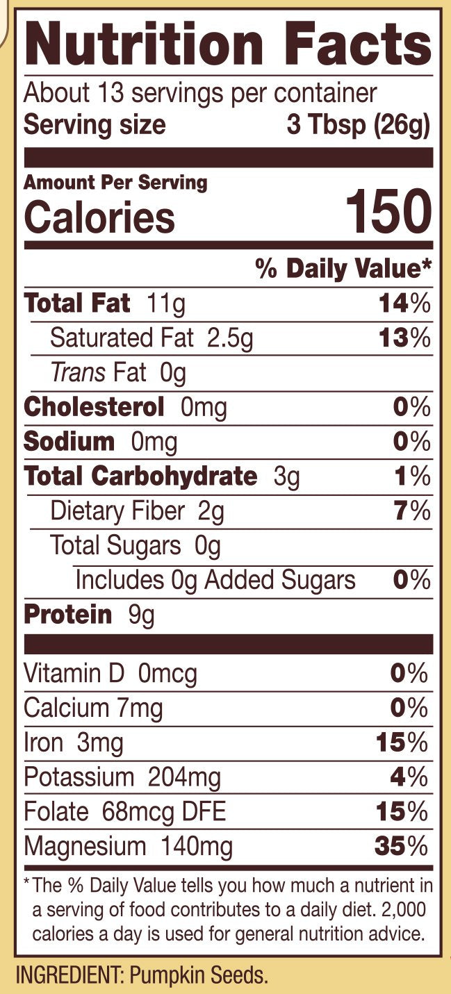 Bob's Red Mill Organic Pumpkin Seeds, 12oz (Pack of 1) - Non GMO, Vegan, Paleo Friendly, Keto Friendly, Kosher
