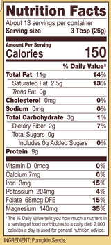 Bob's Red Mill Organic Pumpkin Seeds, 12oz (Pack of 1) - Non GMO, Vegan, Paleo Friendly, Keto Friendly, Kosher