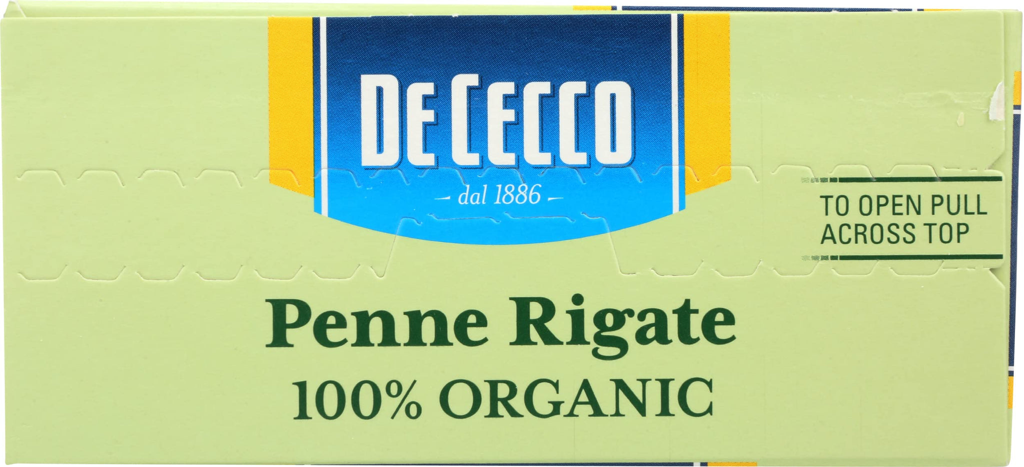 De Cecco Pasta Organic Penne Rigate, 12 Ounce (Pack of 1) (2409474041)
