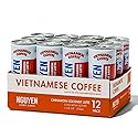 Nguyen Coffee Supply - Cinnamon Coconut: Vietnamese Cold Brew, Iced Coffee, 100% Robusta, Low Sugar, Dairy-Free, 7.5 fl oz cans [12 Pack]