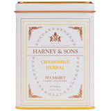Harney & Sons Chamomile Herbal Tea, 20 Sachets in Classic Tin - Premium Egyptian Chamomile, Caffeine-Free, Relaxing Floral Herbal Tea
