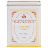 Harney & Sons Chamomile Herbal Tea, 20 Sachets in Classic Tin - Premium Egyptian Chamomile, Caffeine-Free, Relaxing Floral Herbal Tea