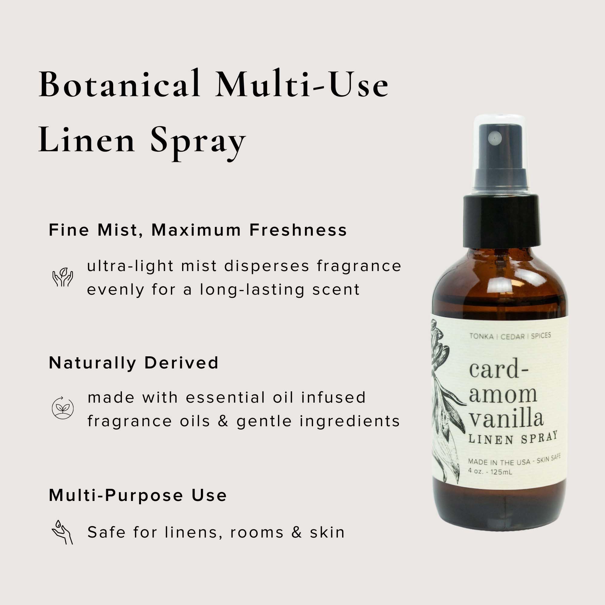 BROKEN TOP Organic Linen & Room Spray (Cardamom Vanilla)