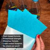 Genie Sheets Bathroom Cleaner | Concentrate Makes 6 24oz Refills | Professional-Strength | Just Add Water | Sustainable Eco-Friendly Plant-Based
