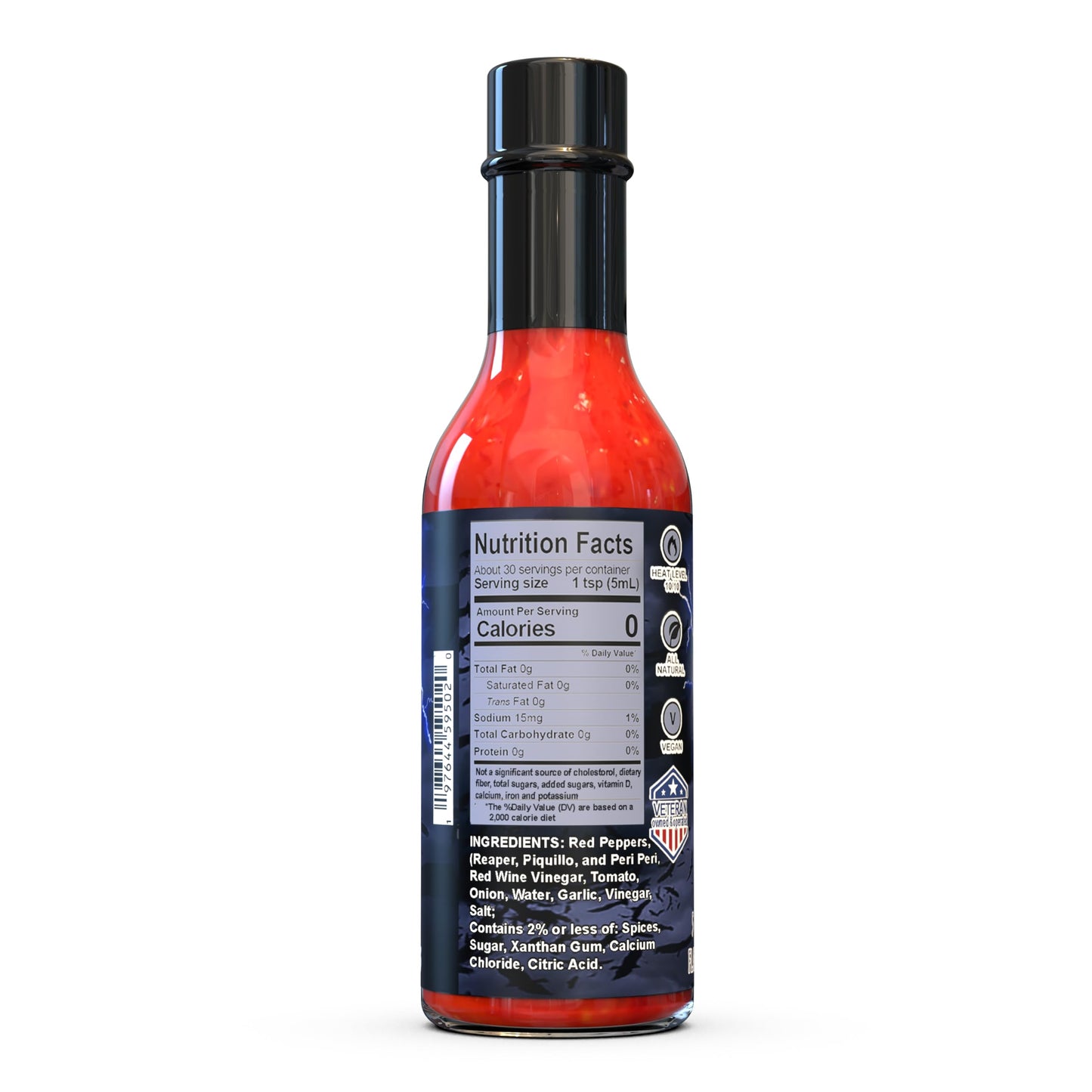 Odin's Wrath Original Gourmet Carolina Reaper Sauce | The Ragnarok Hot Sauce Co. | Fiery Blend of Carolina Reaper, Peri Peri, & Piquillo Peppers | 5