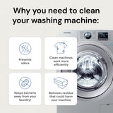 Grab Green Washing Machine Cleaner Pods - Fragrance Free, 5 Cleaning Pods