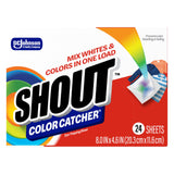 Shout Color Catcher Sheets for Laundry, Allow Mixed Washes, Prevent Color Runs and Maintain Original Clothing, 24 Count (Pack of 1)