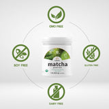 Organic Matcha Green Tea Powder, 1 lb (454g) | First Harvest, Culinary Grade | Japanese Sourced Cafe Mix | Zero Sugar, Keto Friendly, Non-GMO