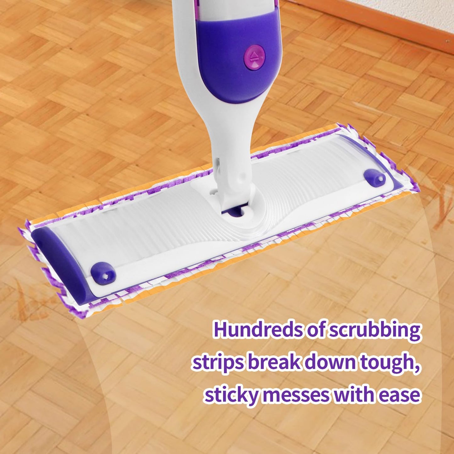 ZHAYAO 10 Pack Disposable Power Mop Pads for Swiffer Power Mop Pads, Compatible with Swiffer Power Mop Refills, Unscented Spray Replacement Floor
