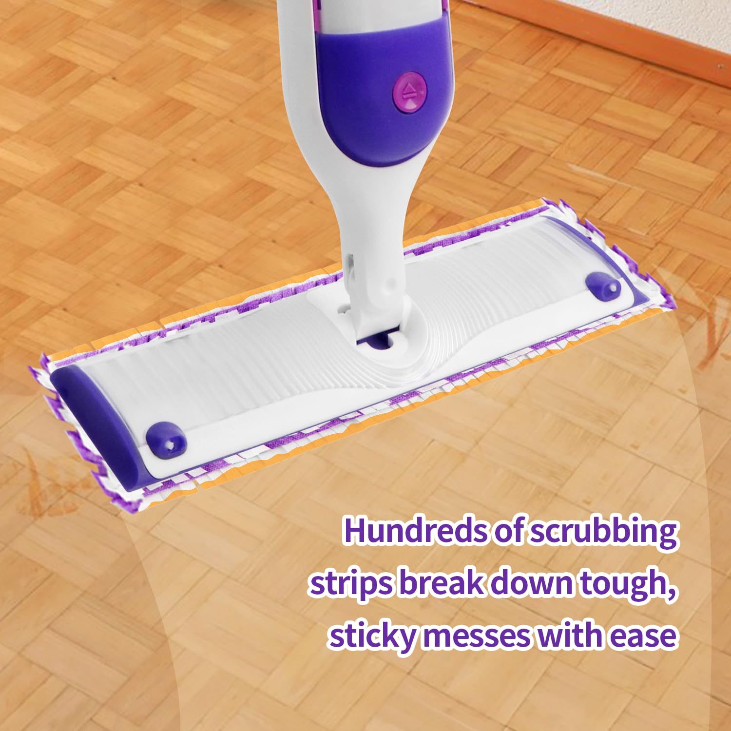 ZHAYAO 10 Pack Disposable Power Mop Pads for Swiffer Power Mop Pads, Compatible with Swiffer Power Mop Refills, Unscented Spray Replacement Floor