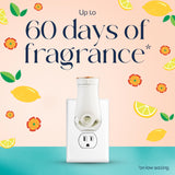 Glade PlugIns Refills Air Freshener, Lemon Zest & Poppy, Scented and Essential Oils for Home and Bathroom, 0.67 Fl Oz, 5 Count