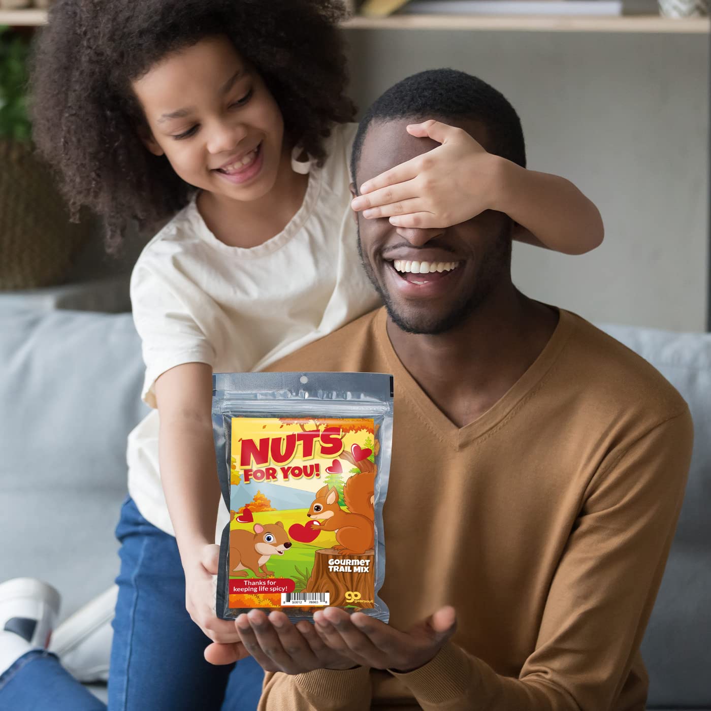 Nuts for You Spicy Trail Mix - Funny Valentine for Adults, Made in America