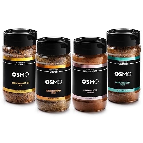 Osmo Seasoning Bundle By Chef Nick DiGiovanni - Premium Gourmet Seasoning Collection Perfect for Chicken, Steak, Fish or Vegetables, Chef-Selected