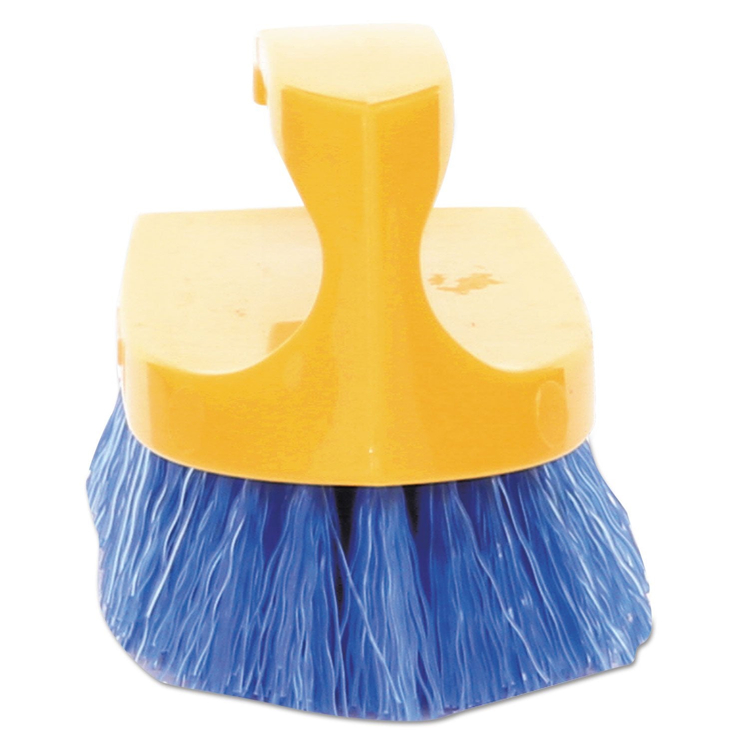 Rubbermaid Commercial Products Iron Handle Scrub Brush 6-inches Polypropylene Fill Cobalt Bristles For Hard Scrubbing on