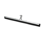 Rubbermaid Commercial Products Standard Floor Squeegee, 22-inch Dual Moss, Silver/Metal, Heavy Duty Rubber Floor Scrubber for Bathroom/Garage/Tile in