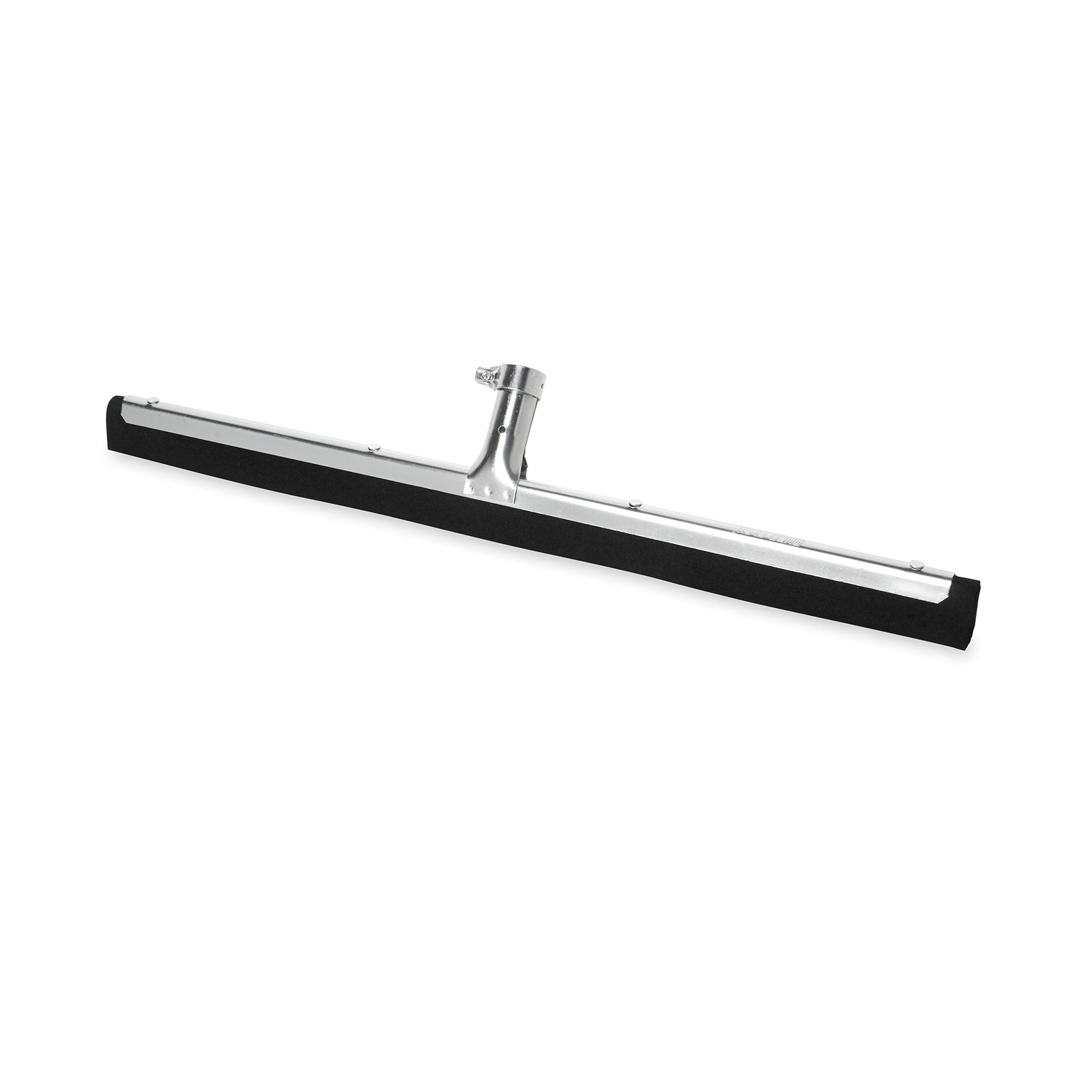 Rubbermaid Commercial Products Standard Floor Squeegee, 22-inch Dual Moss, Silver/Metal, Heavy Duty Rubber Floor Scrubber for Bathroom/Garage/Tile in
