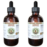 Lemon Alcohol-Free Liquid Extract, Lemon (Citrus x Limon) Dried Peel Glycerite Hawaii Pharm Natural Herbal Supplement 2x4 oz