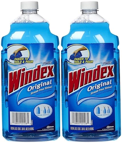 Windex Glass Cleaner - Original - 67.6 oz - 2 pk