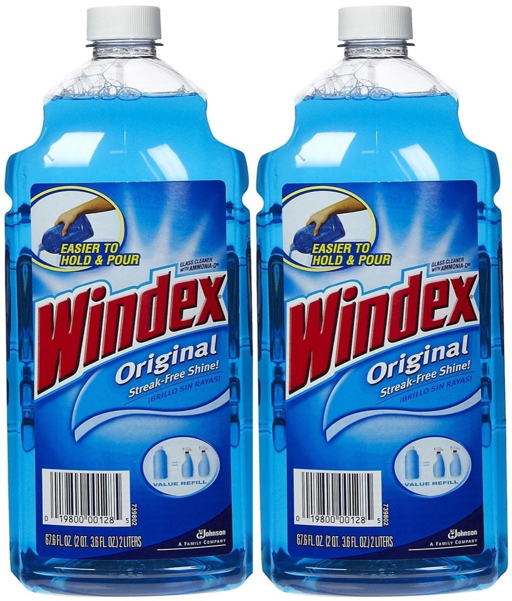 Windex Glass Cleaner - Original - 67.6 oz - 2 pk