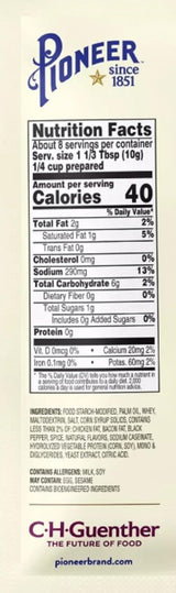 Pioneer Gluten Free Gravy & Seasoning Mixes - 4 packages (Variety - All Flavors)