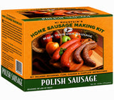 Hi Mountain Seasonings ? POLISH Sausage Making Kit ? Includes Sausage Seasoning, Cure, Natural Hog Casings, and Simple-to-Follow Directions ? Creates