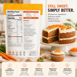Good Dees Low Carb Baking Mix, Carrot Muffin & Cake Mix, Keto Baking Mix, No Sugar Added, Gluten Free, Dairy-Free, Diabetic (Pack of 1)