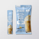 The Frozen Bean Vanilla Bean Frappe & Latte Instant Mix (10 Sticks), Made with Arabica Coffee, Double Shot Caffeine, Low Sugar & Premium Ingredients