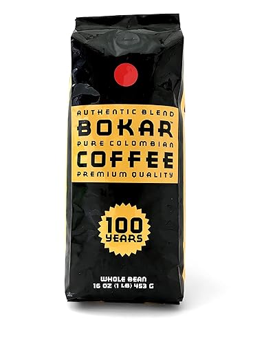 BOKAR Coffee - 16 oz (1 Pound), Whole Bean