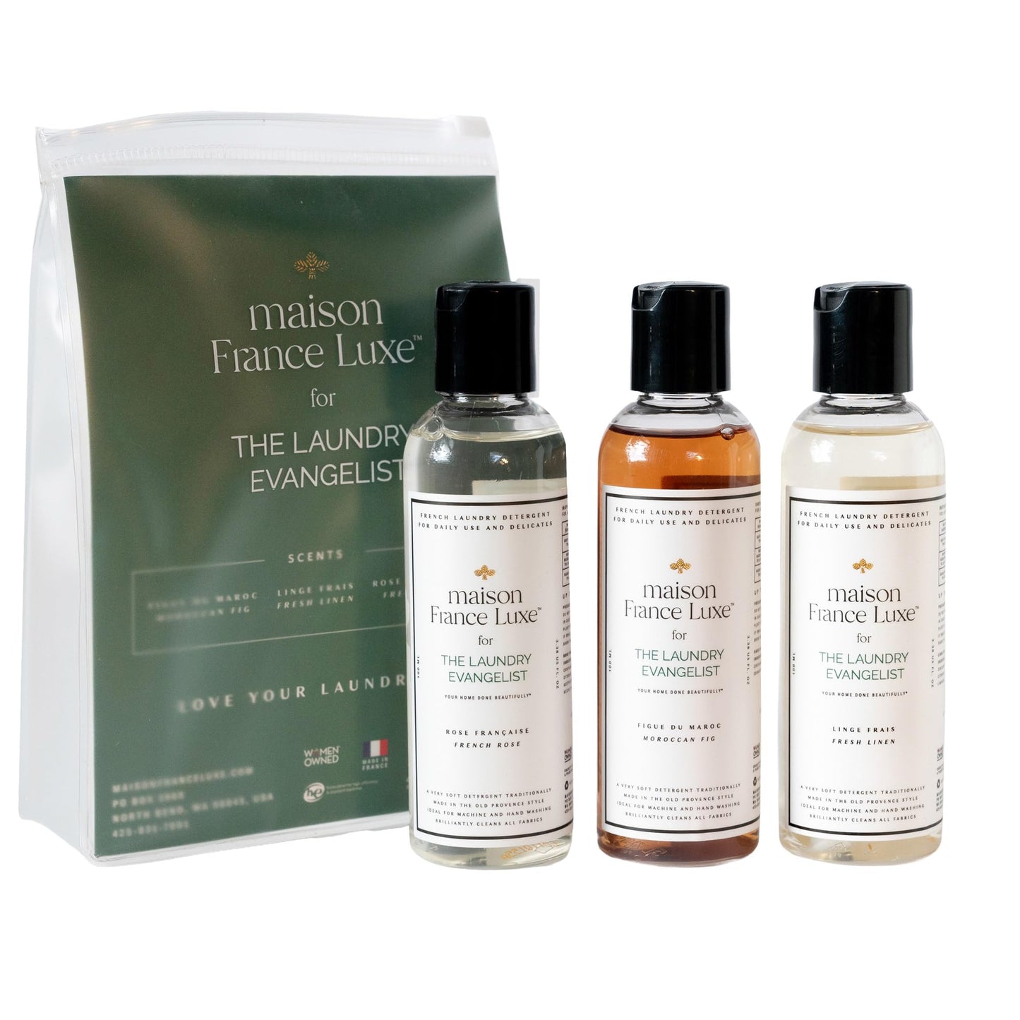 The Laundry Evangelist Gentle Laundry Detergent, Enzyme-Free Plant-Based Wash for Delicate Fabrics, Safe for Silk, Wool & Fine Garments, Moroccan Fig