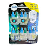 Febreze 5 Pack refill plugin oil with Breeze & Fresh scented oil, Pink