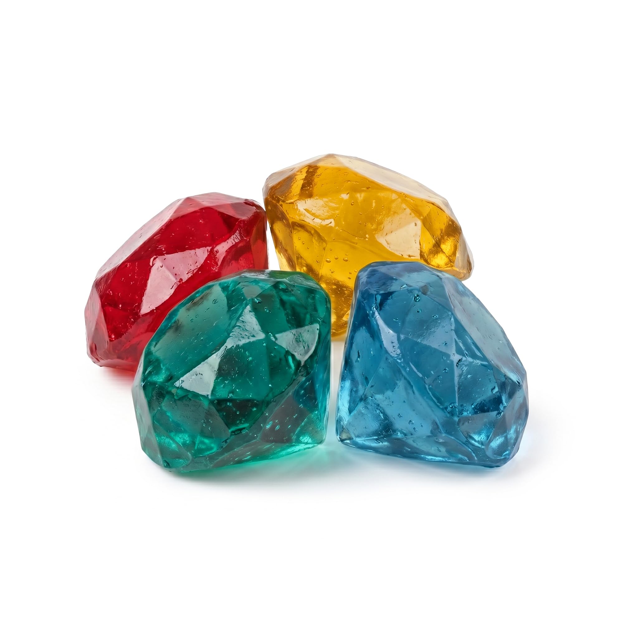 NY Spice Shop Fruit Gems 3D Gummy Candy Bulk - 1 Pound 3D Gummies Candies Gems for Cakes - Gummies Fruity Snacks Unique Candy