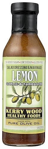 Kerry Wood, Dressing Lemon Garlic Tarragon, 12 Fl Oz