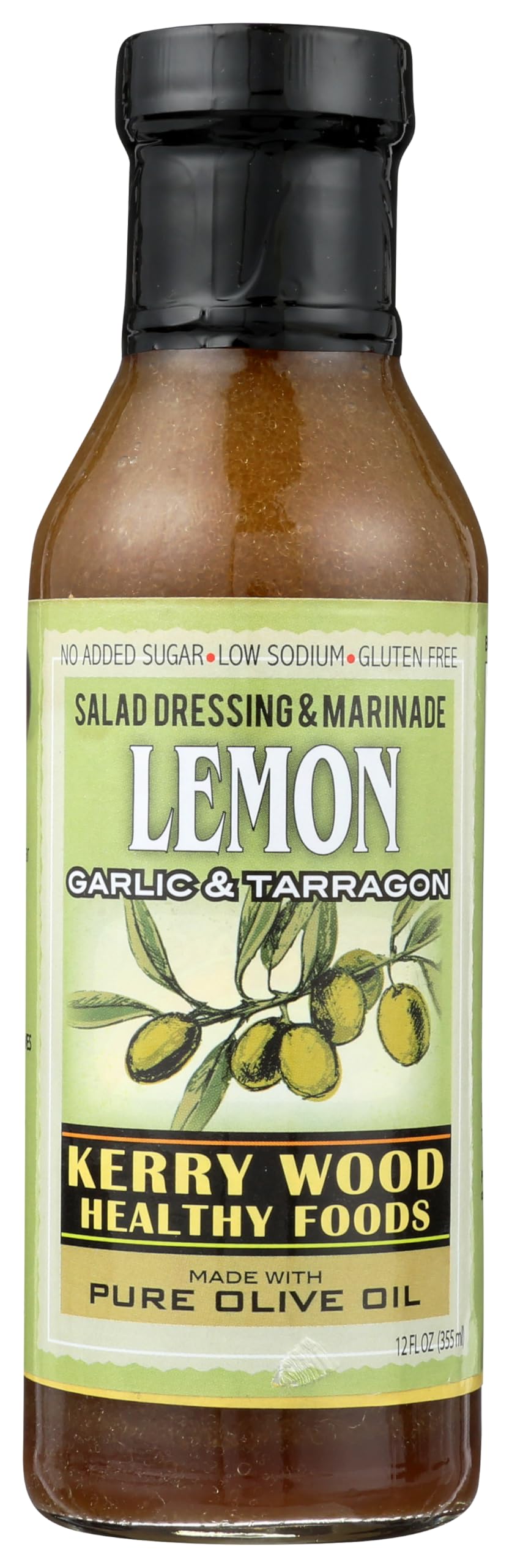 Kerry Wood, Dressing Lemon Garlic Tarragon, 12 Fl Oz