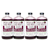 Pick Up The Beet Organic Beet Juice Kvass with Live Probiotics, Vegan - Natural Nitric Oxide Boost, Fermented Beet Tonic, Sugar Cravings Support, 32
