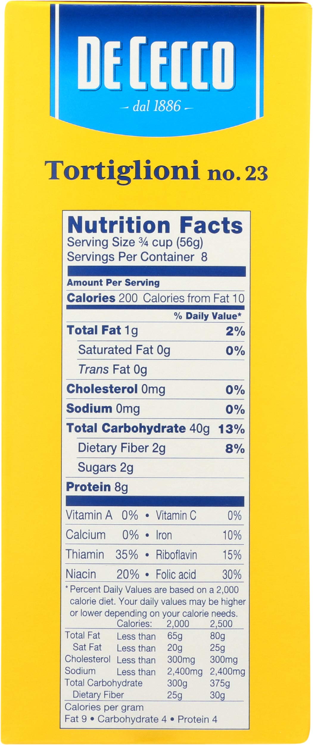 De Cecco Pasta Tortiglione Pasta, 16 OZ