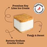 Nightingale Ice Cream Sandwiches, Key Lime Pie Ice Cream Sandwich, 2.6 Ounce (Pack of 1)