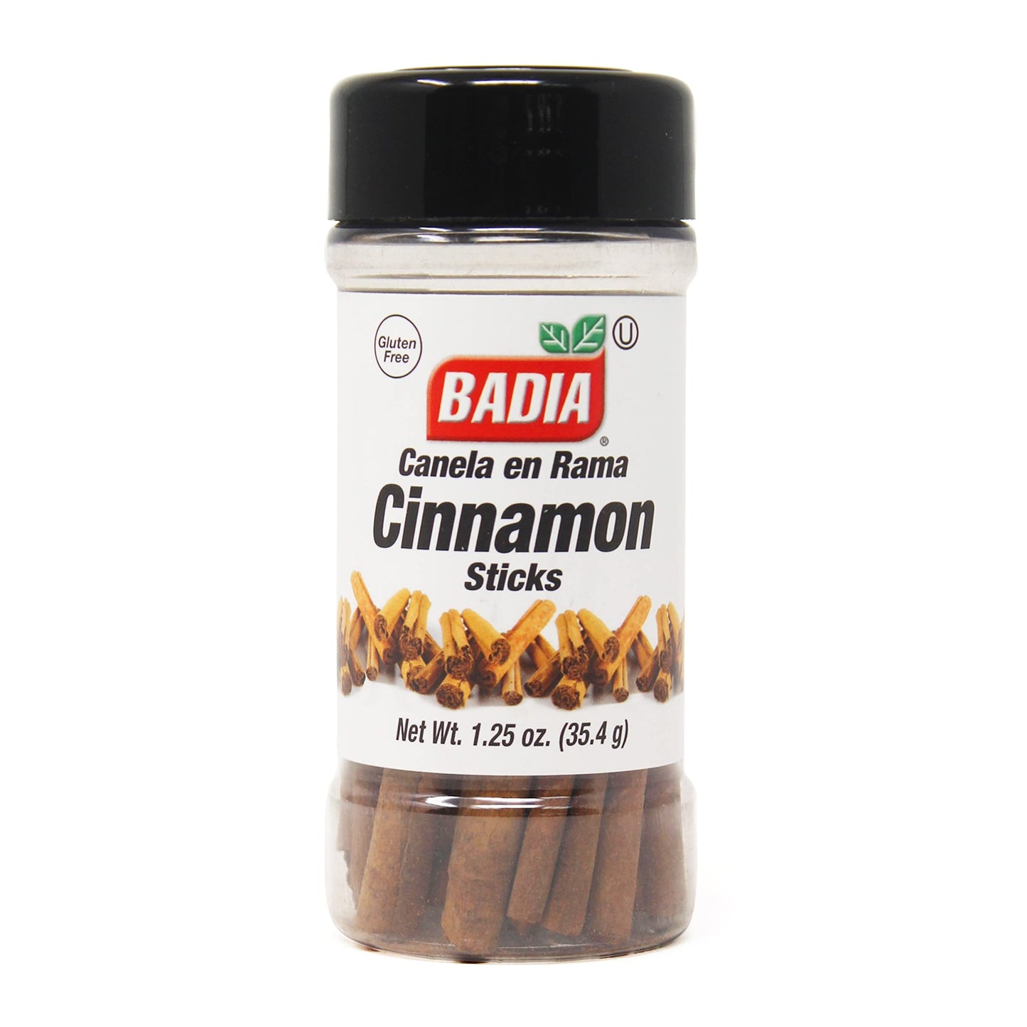 Badia Cinnamon Sticks, 1.25 oz - Sweet and Warm Aromatic Whole Cinnamon Spice - Natural, Gluten Free, Kosher, and No MSG