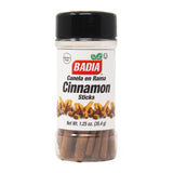 Badia Cinnamon Sticks, 1.25 oz - Sweet and Warm Aromatic Whole Cinnamon Spice - Natural, Gluten Free, Kosher, and No MSG